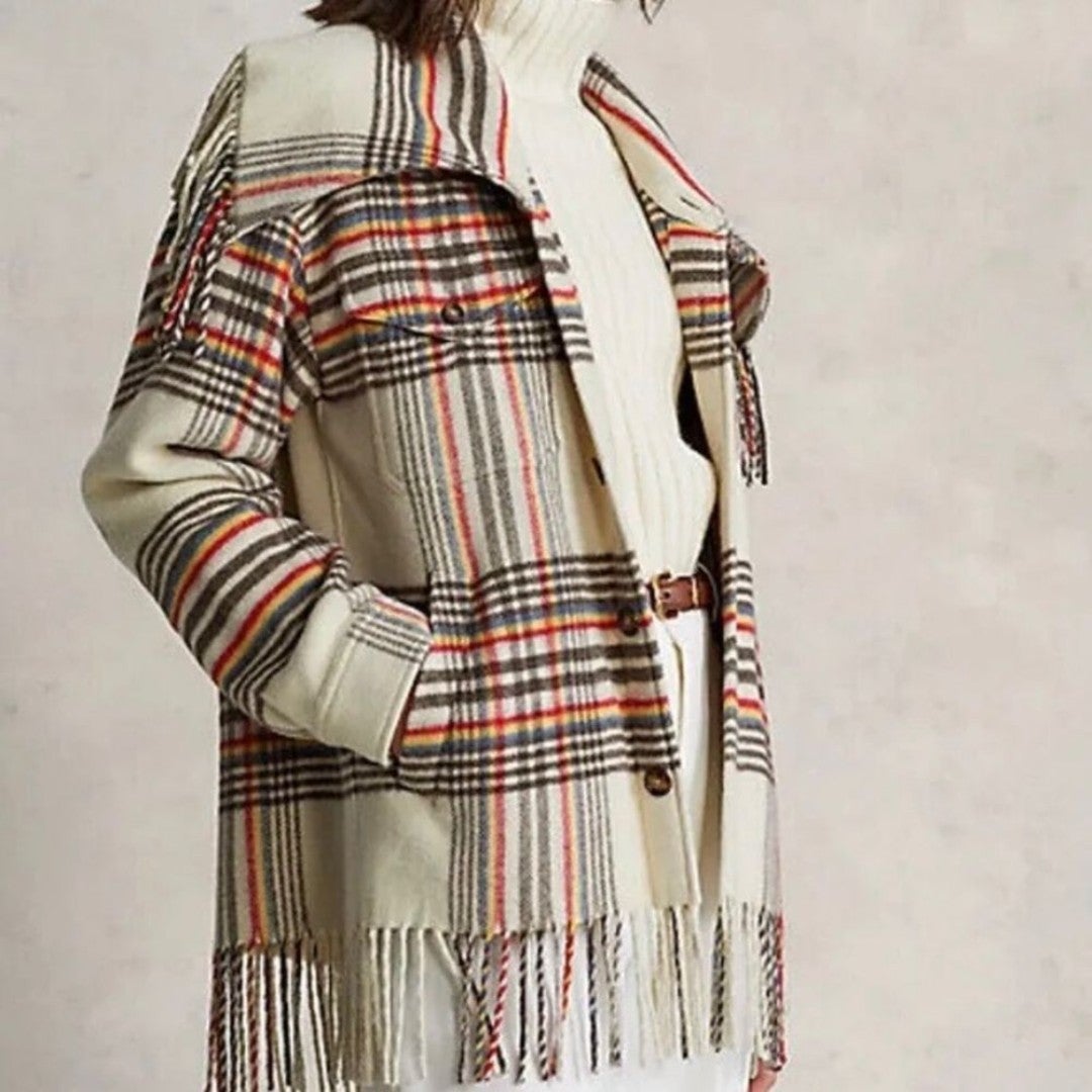 Ralph lauren women's plaid deals jacket
