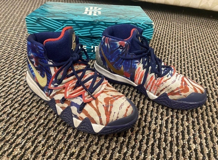 Nike Youth Kyrie Hybrid S2 GS Sneakers “WHAT THE USA” Size 7 Y Womens 8.5
