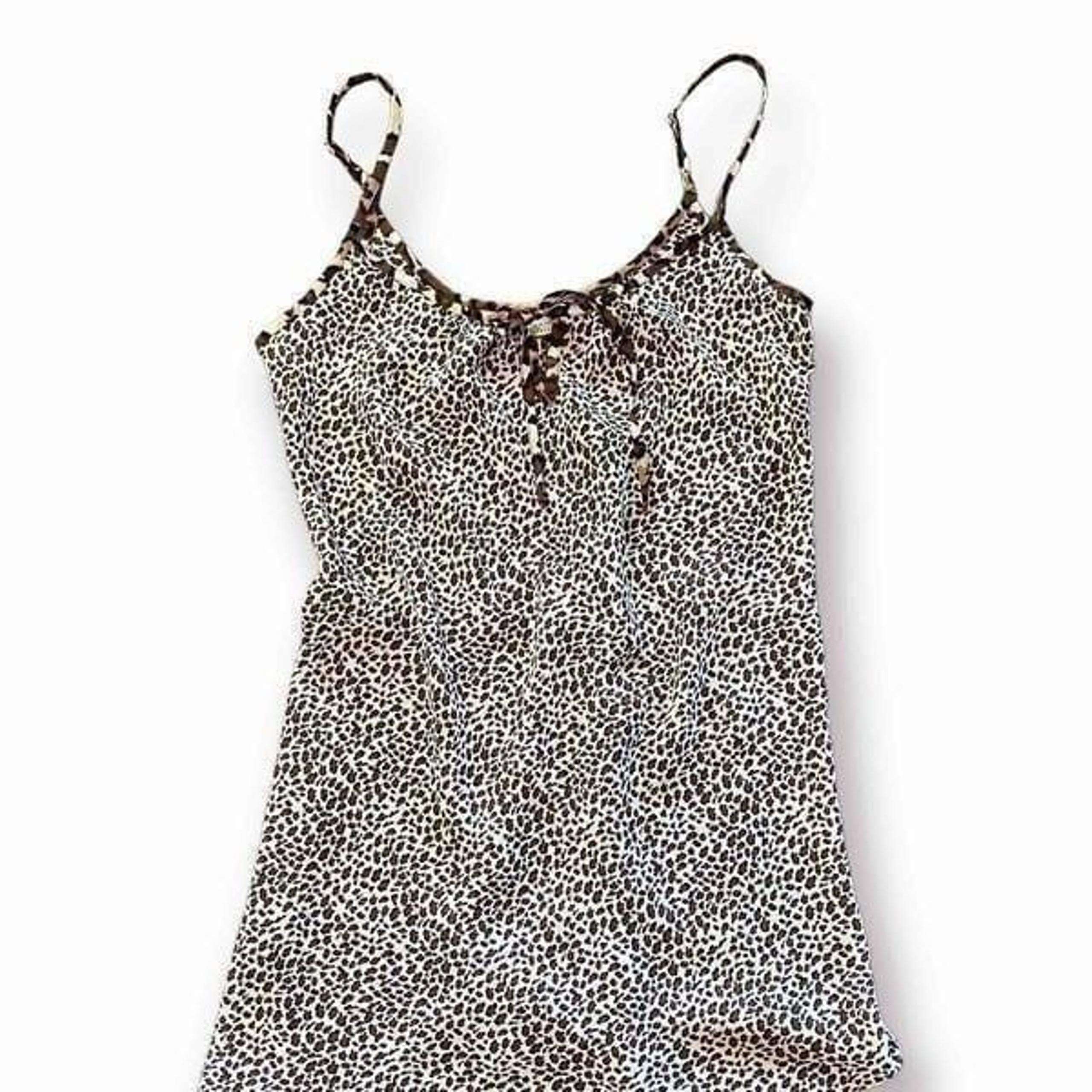 Sheer Leopard Print Retro Slip by Murano