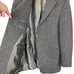Banana Republic Y2K 42R Gray Black Herringbone 100% Wool Blazer Sports Coat