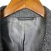 Banana Republic Y2K 42R Gray Black Herringbone 100% Wool Blazer Sports Coat