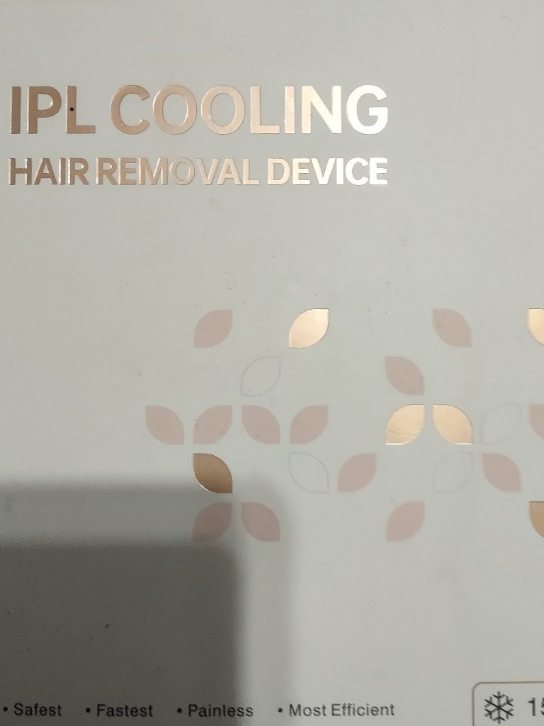 IPL cooling hair removal device