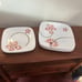 CORELLE Pretty Pink 11 Total (8) Dinner Plates (3) Luncheon Plates Retired
