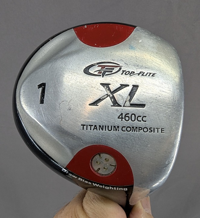 TOP FLITE XL 1 WOOD 460CC TITANIUM COMPOSITE MEDIUM FLEX GRAPHITE SHAFT RH 45.5i