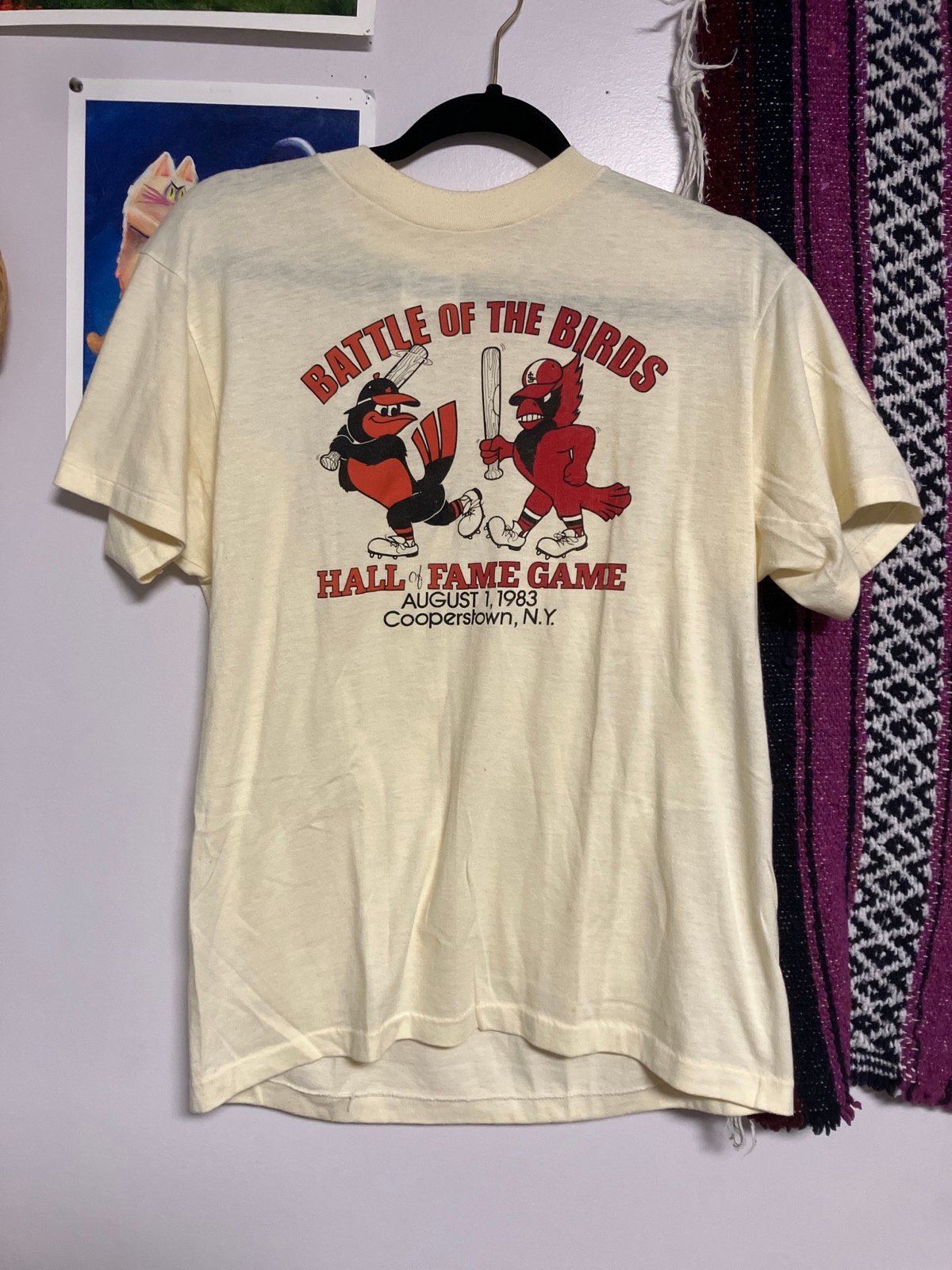 Vintage 1983 orioles and cardinals tee