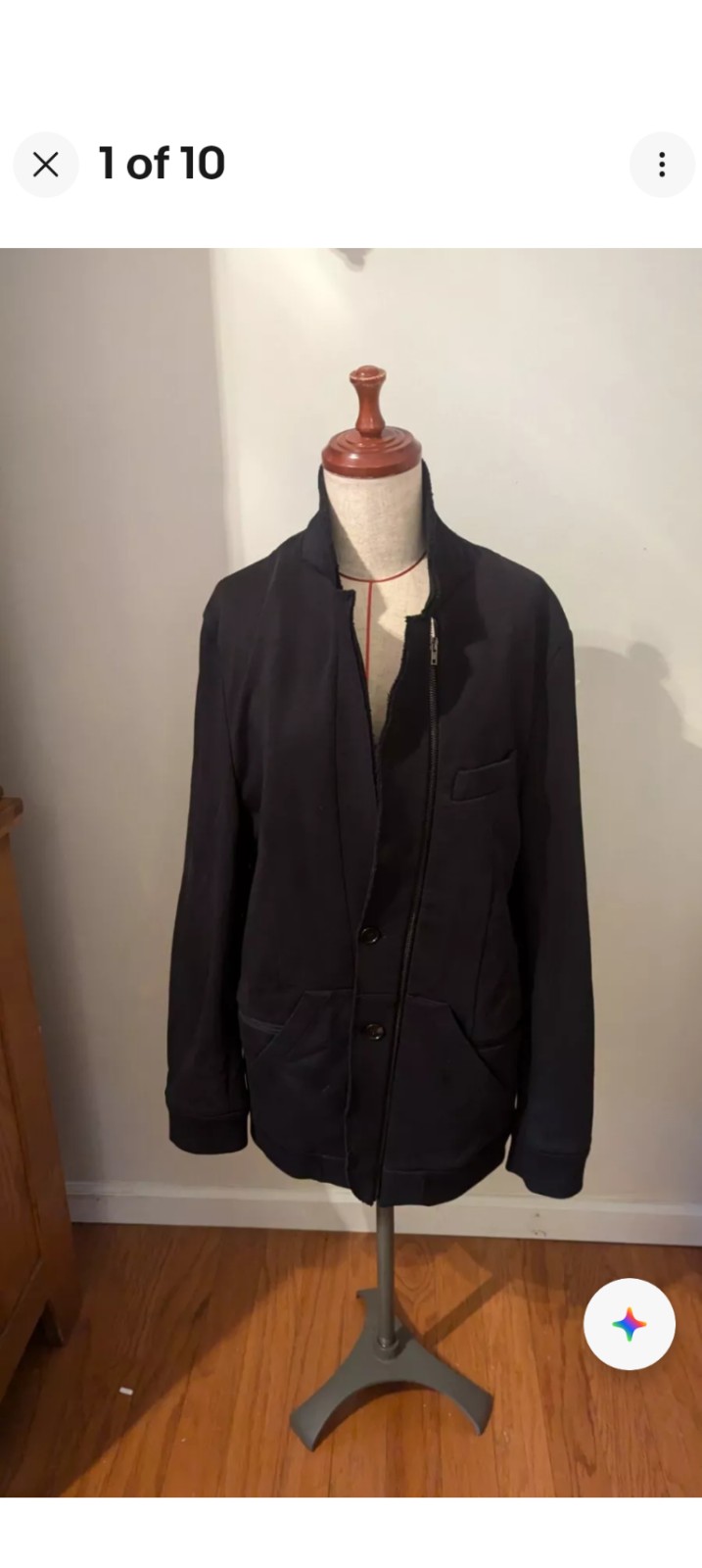Maison Martin Margiela 20l4 Rare Deconstructed Men's Artisanal Jacket Size 48/M