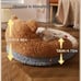 Cat Bed Bear Design Cushion Small Medium Dog Sleeping Beds Cats Durable Mat
