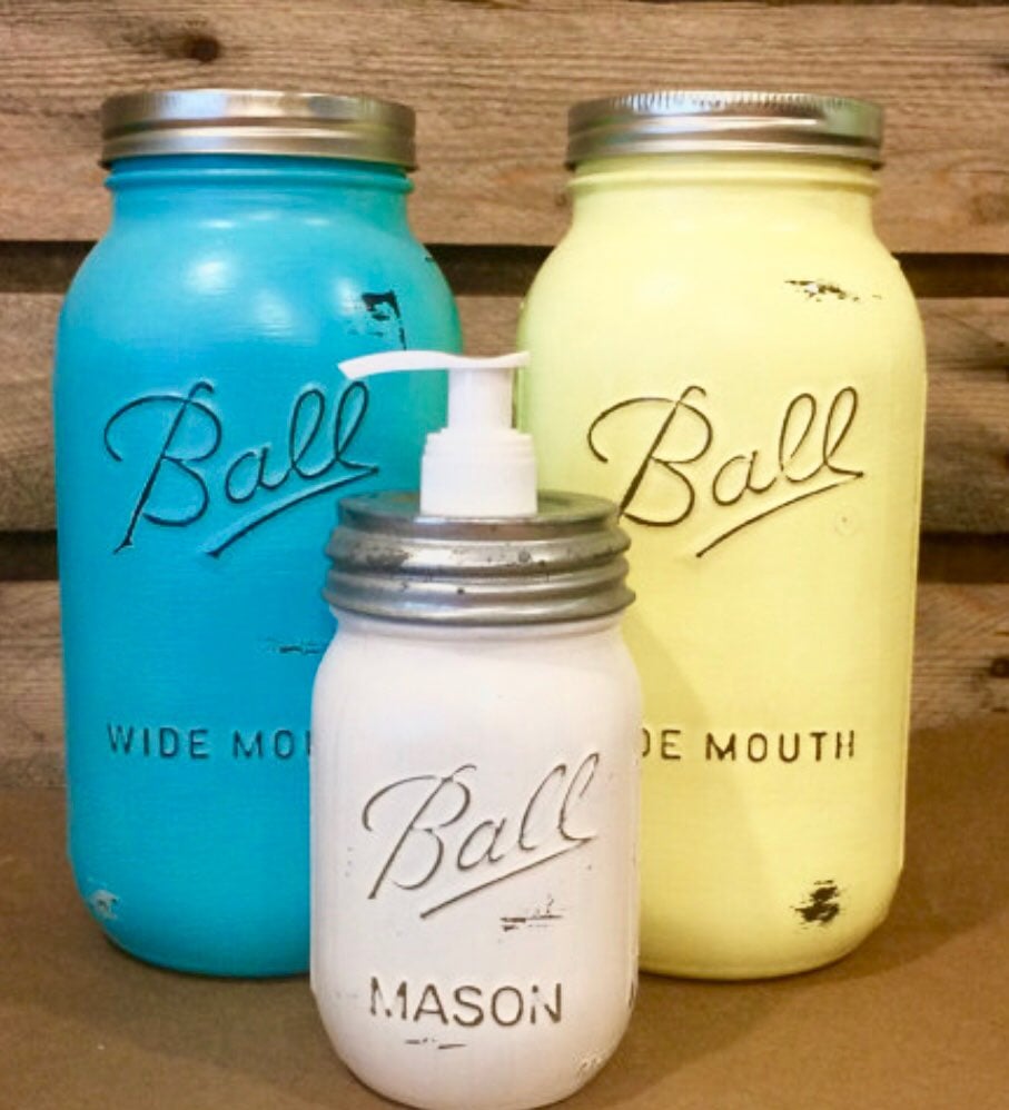 Balls ST Mason Jar Vanity Set