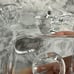Orrefors Sweden Heavy Crystal Tea Light Votive Holder Set of 3 Geometric