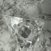 Orrefors Sweden Heavy Crystal Tea Light Votive Holder Set of 3 Geometric