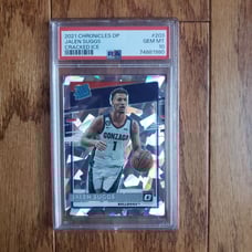 2021 Chronicles Draft Picks Jalen Suggs Cracked Ice RC #203 PSA 10 #d to 6