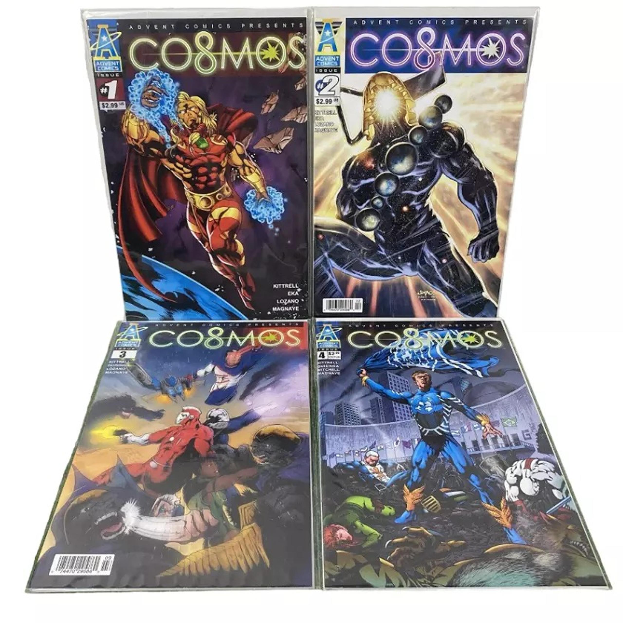 Co8mos Cosmos by Tony Kittrell Volume Issue 1-4 1 2 3 4 Set Advent Comics