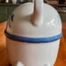 Vintage Rosenthal China Blue Ivy Leaves Tilt Teapot, Kronach, Germany 1945-46