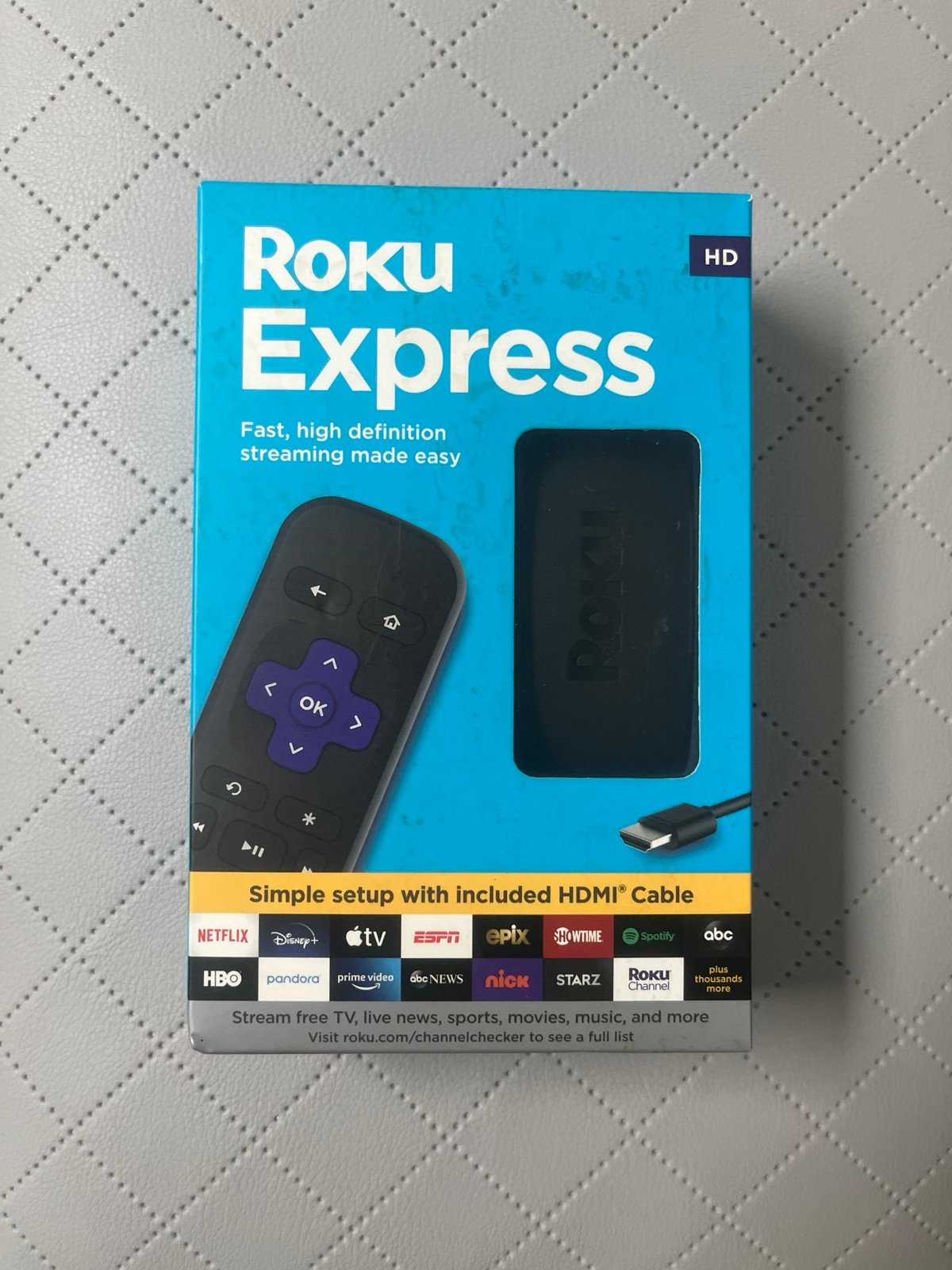 Roku Express HD Streaming Media Player with Remote