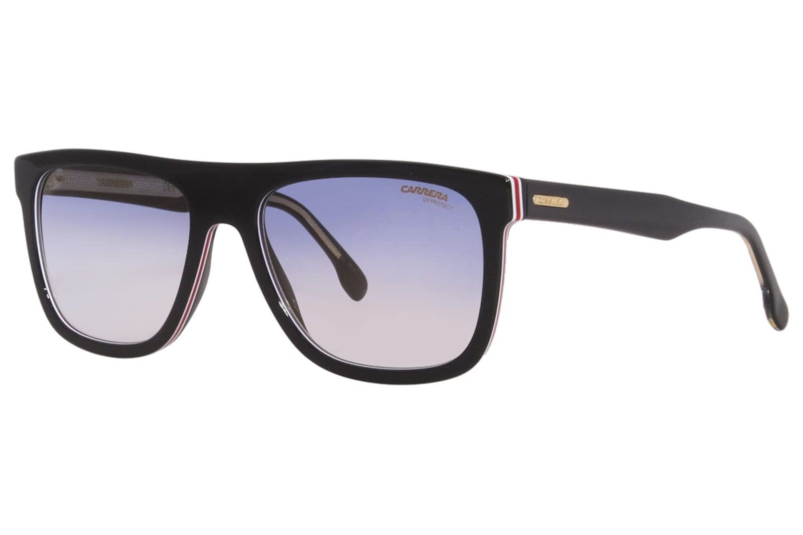 NEW Carrera 267/S M4P1V Black Sunglasses with Blue Gradient Lenses 56/18/150