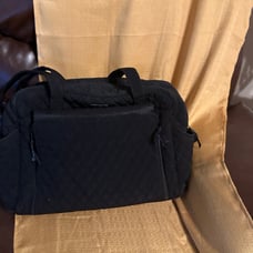 Black Vera Bradley diaper bag