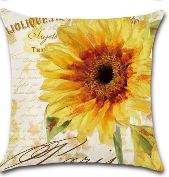 Patch Magic Sunflower Toss Pillow 16-Inch by 16-Inch Patch Magic Sunflower Toss Pillow 16-Inch by 16-Inch