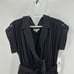 Calvin Klein rolled cap sleeve elastic tie waist cropped wide leg party outfit