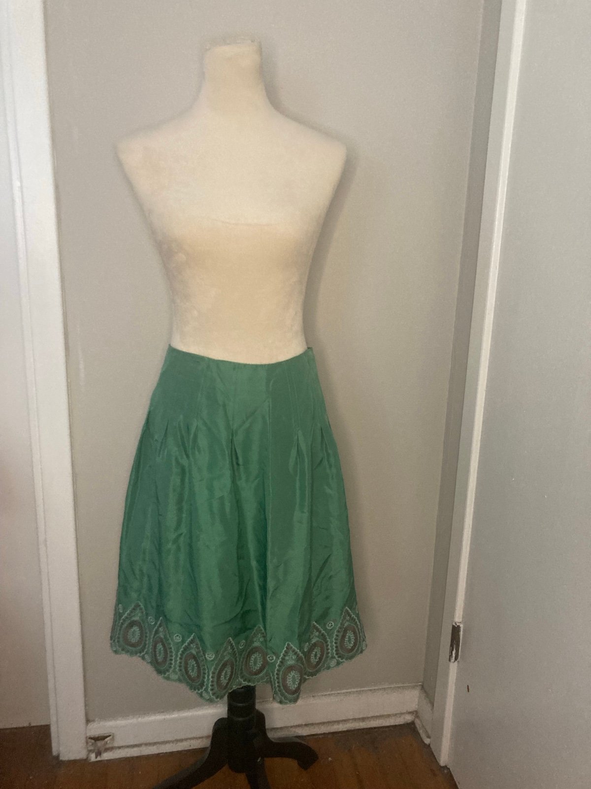 BCBGMAXAZRIA Green Skirt