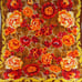 Vintage 1960's 1970's MCM floral earth tone twin comforter Mid Century Modern