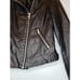 Bar III Women S Black Faux Leather Moto Jacket Studded Full Zip Pockets Cropped