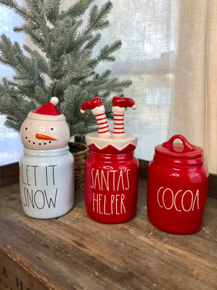 Rae Dunn Christmas Canister Bundle