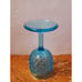 Set 3 Daisy and Button Pattern Glass Light Blue 5.25 GOBLETS WINE WATER