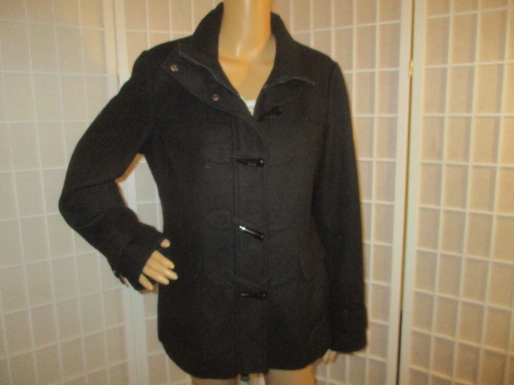 Weather Tamer vintage wool blend peacoat