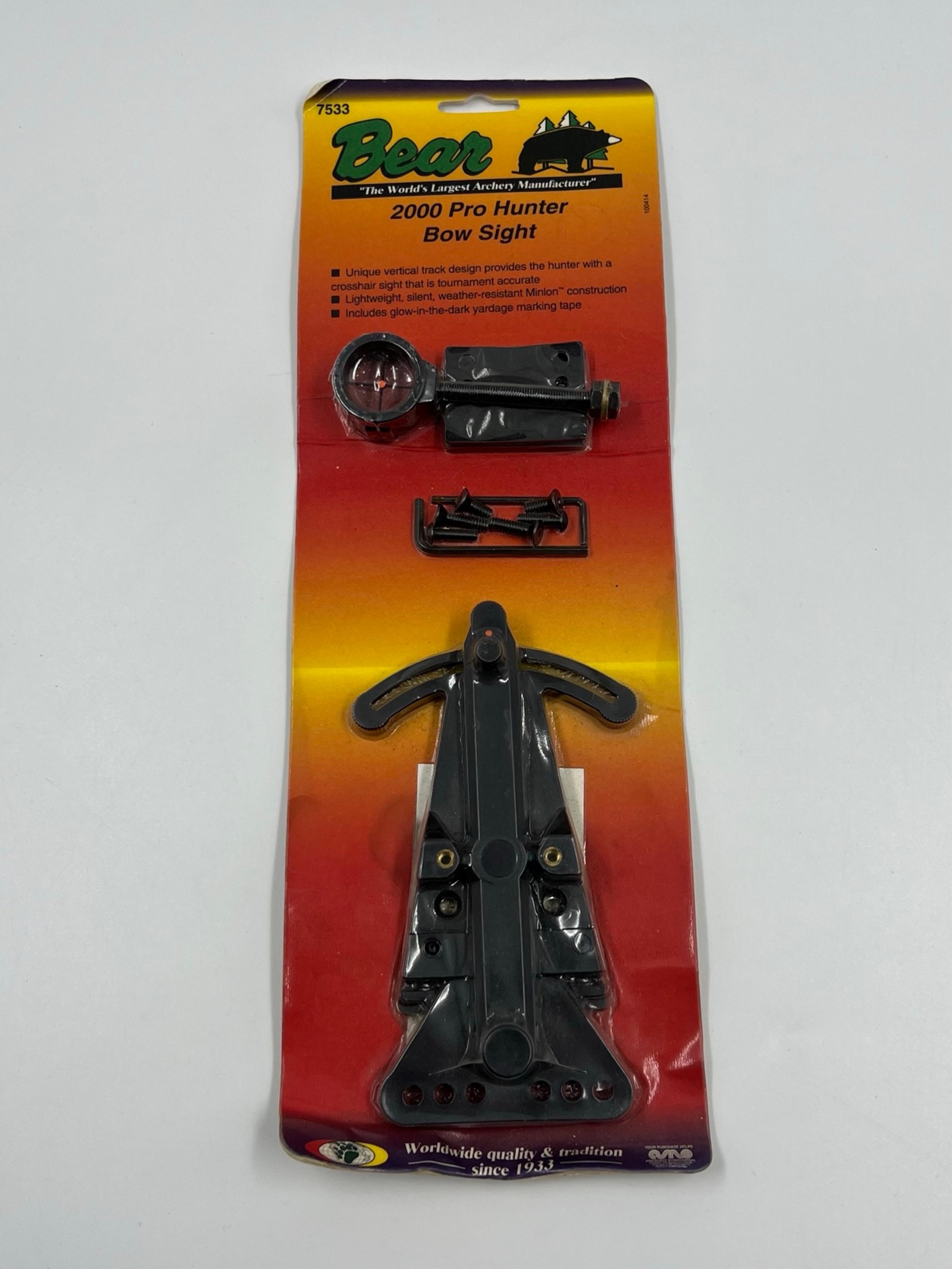 Vintage Bear Archery Inc. 2000 Pro Hunter Bow Sight NEW OLD STOCK