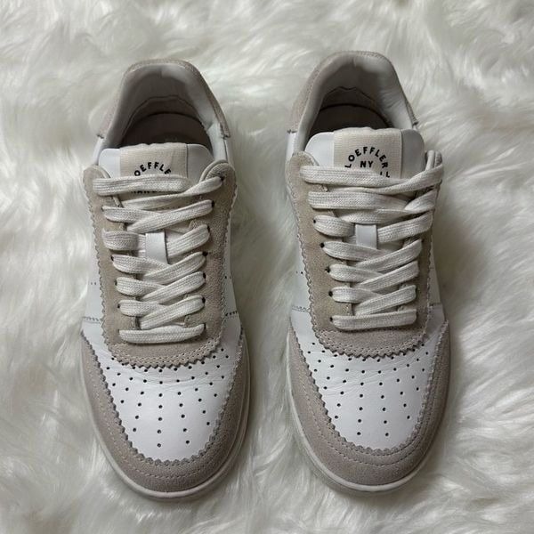 Loeffler Randall Keeley Leather Low-Top Sneakers