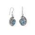 Sterling Silver Roman Glass Earrings
