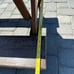 Vintage foldable kids wooden out door patio porch bench