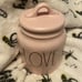 ‼️Rae Dunn pink LOVE baby canister