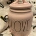 ‼️Rae Dunn pink LOVE baby canister