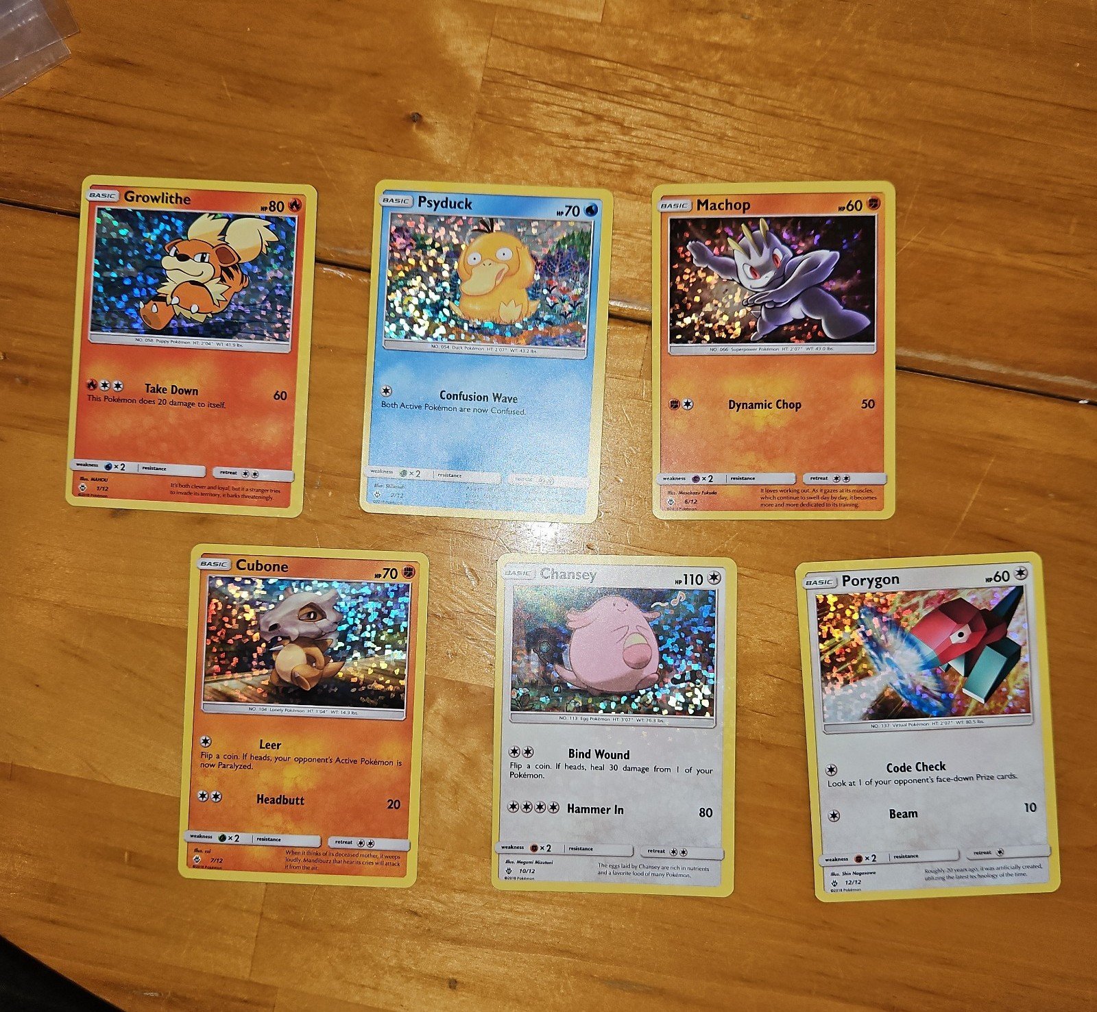 Pokémon McDonald's 2018 promos NM