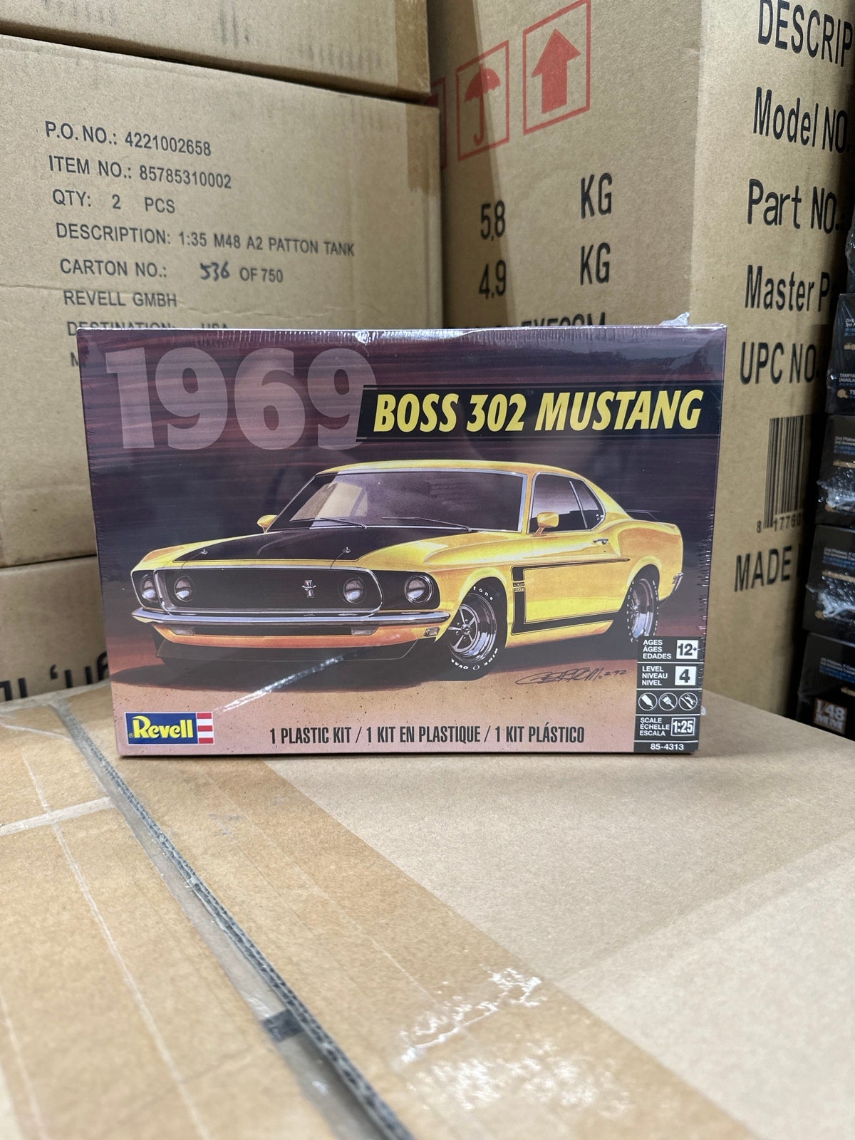 Revell 1969 Boss 302 Mustang Model Kit 85-4313