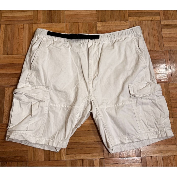 Denim & Supply Ralph Lauren Cargo Shorts Mens XL Belted White Y2K 90s Vintage