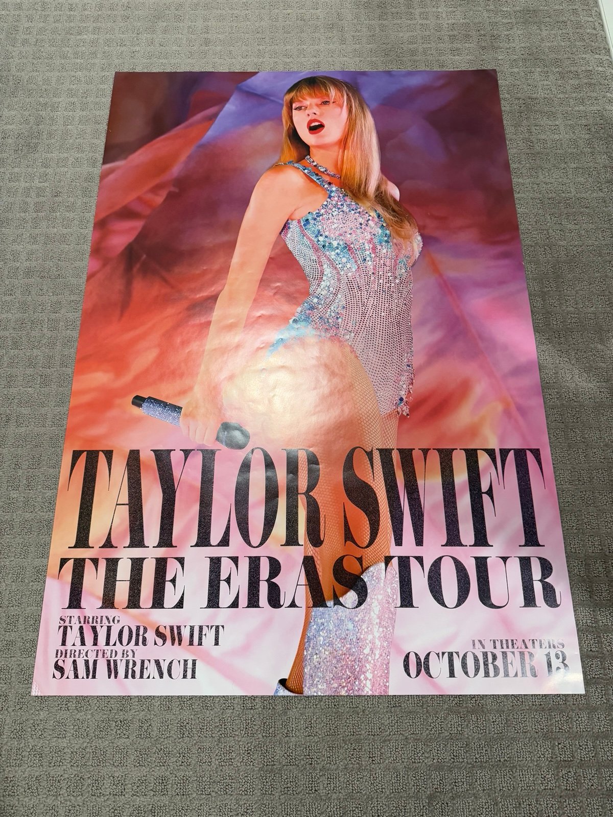 Taylor Swift The Eras Tour Authentic Movie Poster, 27x40