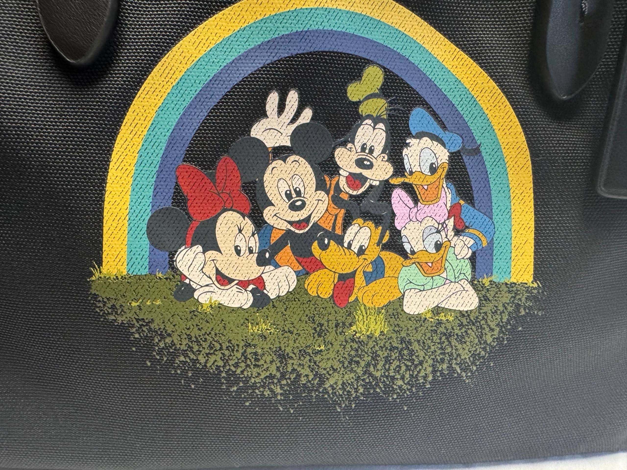 x Coach Tote Bag 30 – Black Multi Mickey & Friends Canvas – NWT - Disney