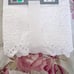 Rachel Ashwell THE FARMHOUSE NAPKINS (8) WHITE EYELET LACE 18 X 18 NIP