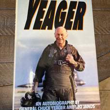 Signed: AUTOGRAPHED autobiography General Chuck Yeager. Tear in top left jacket