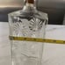 Vintage Mid Century Modern Glass Liquor Decanter Ornate Home Bar Decor Bottle