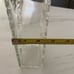 Vintage Mid Century Modern Glass Liquor Decanter Ornate Home Bar Decor Bottle