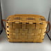 Large Peterboro Basket Co Patriotic Picnic Basket USA 150th Anniversary Edition