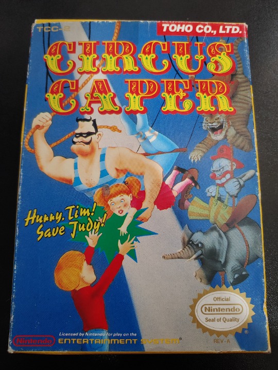 Circus Caper Nintendo NES Complete