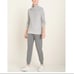 STRIPED COTTON-CASHMERE BLEND COZY RIBBED SWEATER