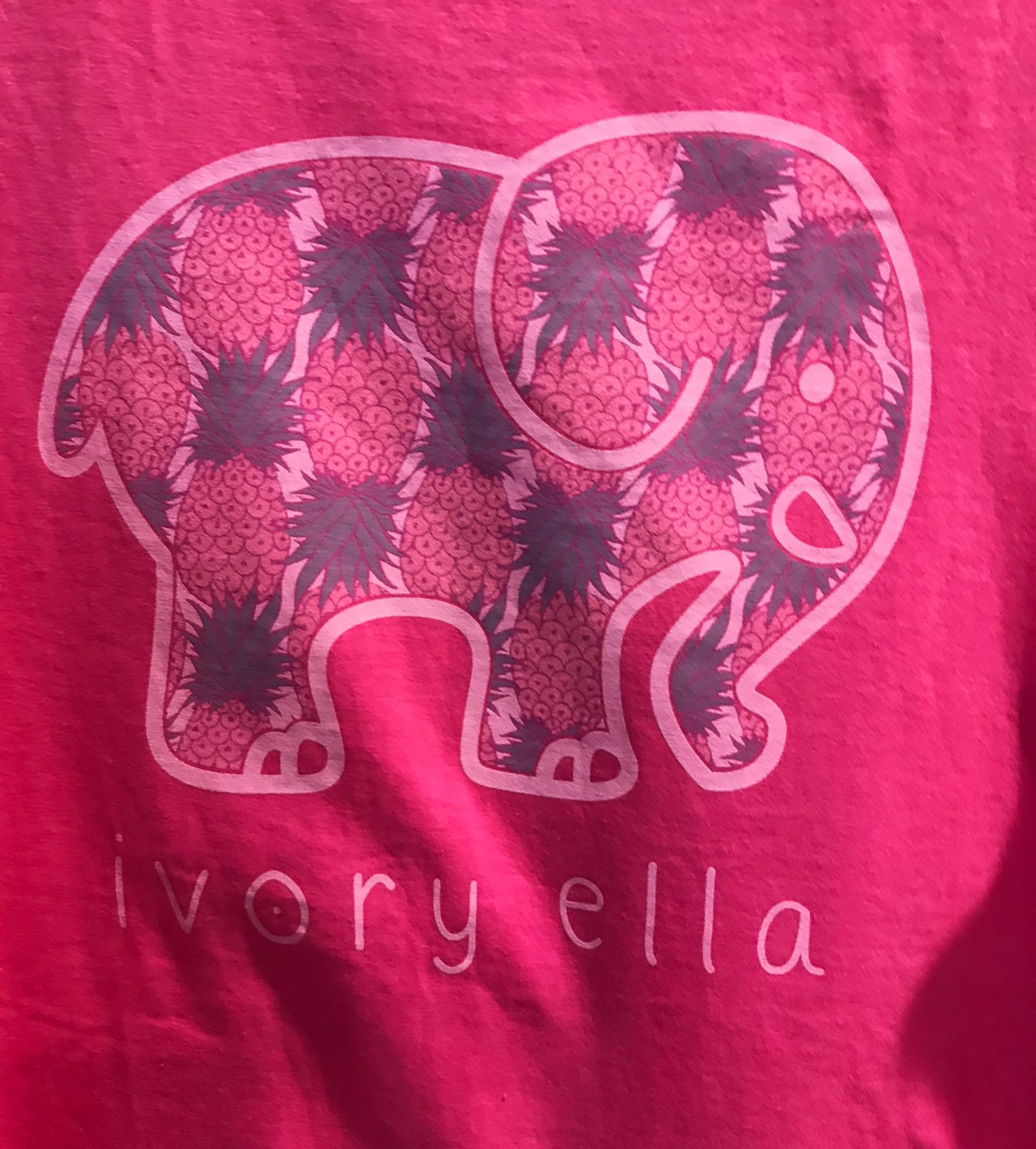 ivory ella tank top hot pink