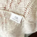 Eileen Fisher System Long Cream Linen Blend Knit Cardigan Sweater Petite Medium