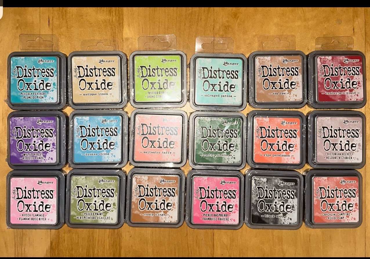 Distress Oxide Ink Pads Bundle Of 18 Brand New Tim Holtz