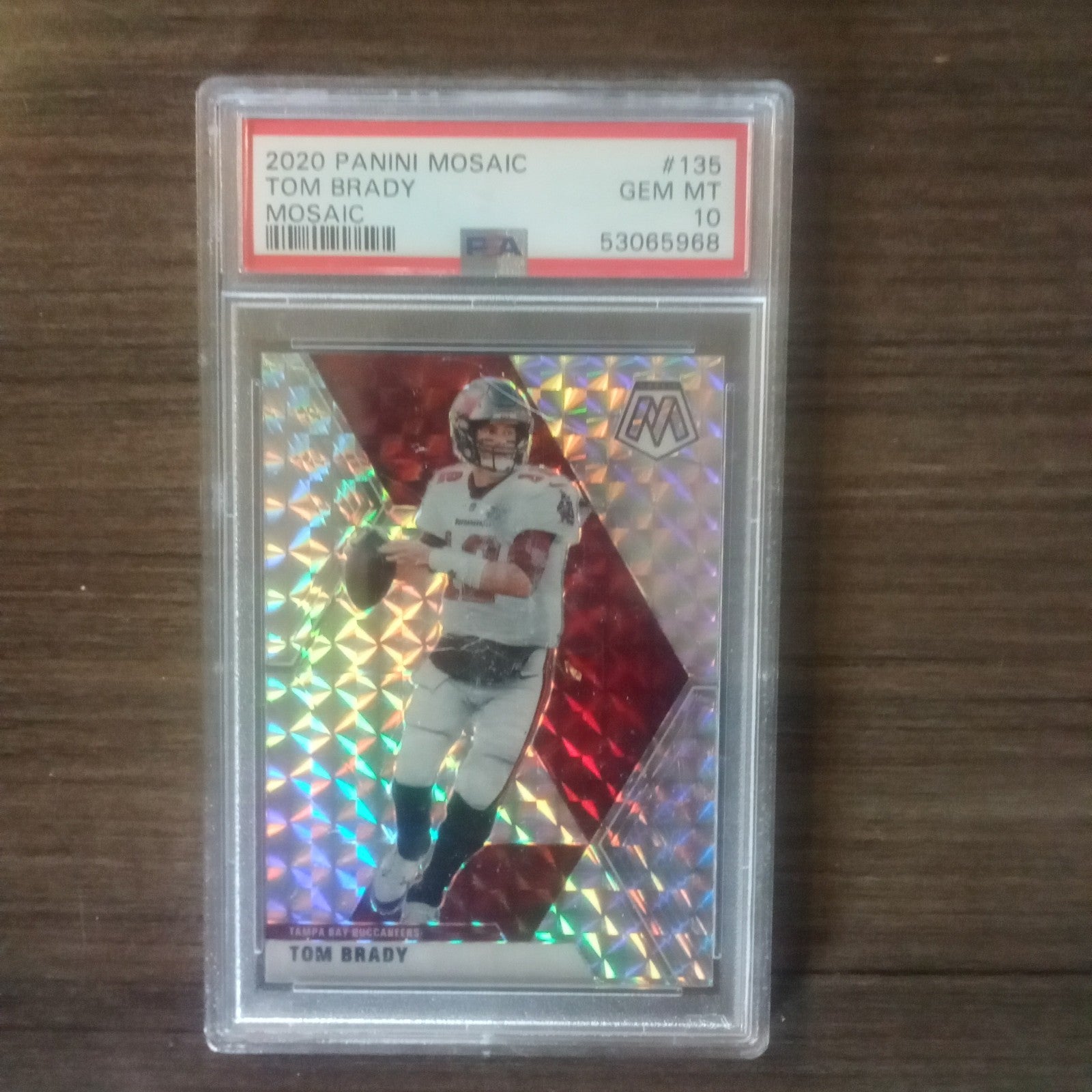 Tom Brady Mosaic PSA 10